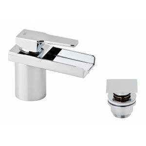 Cмеситель для раковины с донным клапаном Genebre Kenjo